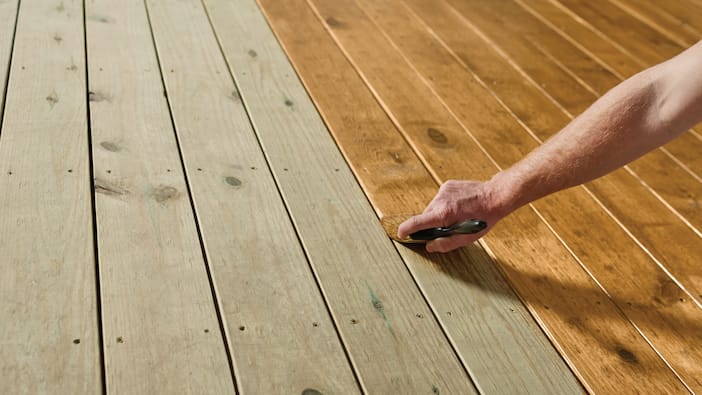 Deck top stain colors